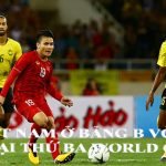 VIỆT NAM Ở BẢNG B vòng loại thứ 3 WORLD CUP 2022