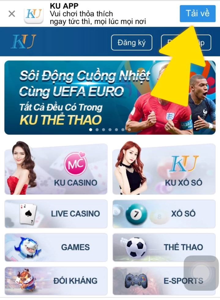 tải app cá cược kubet